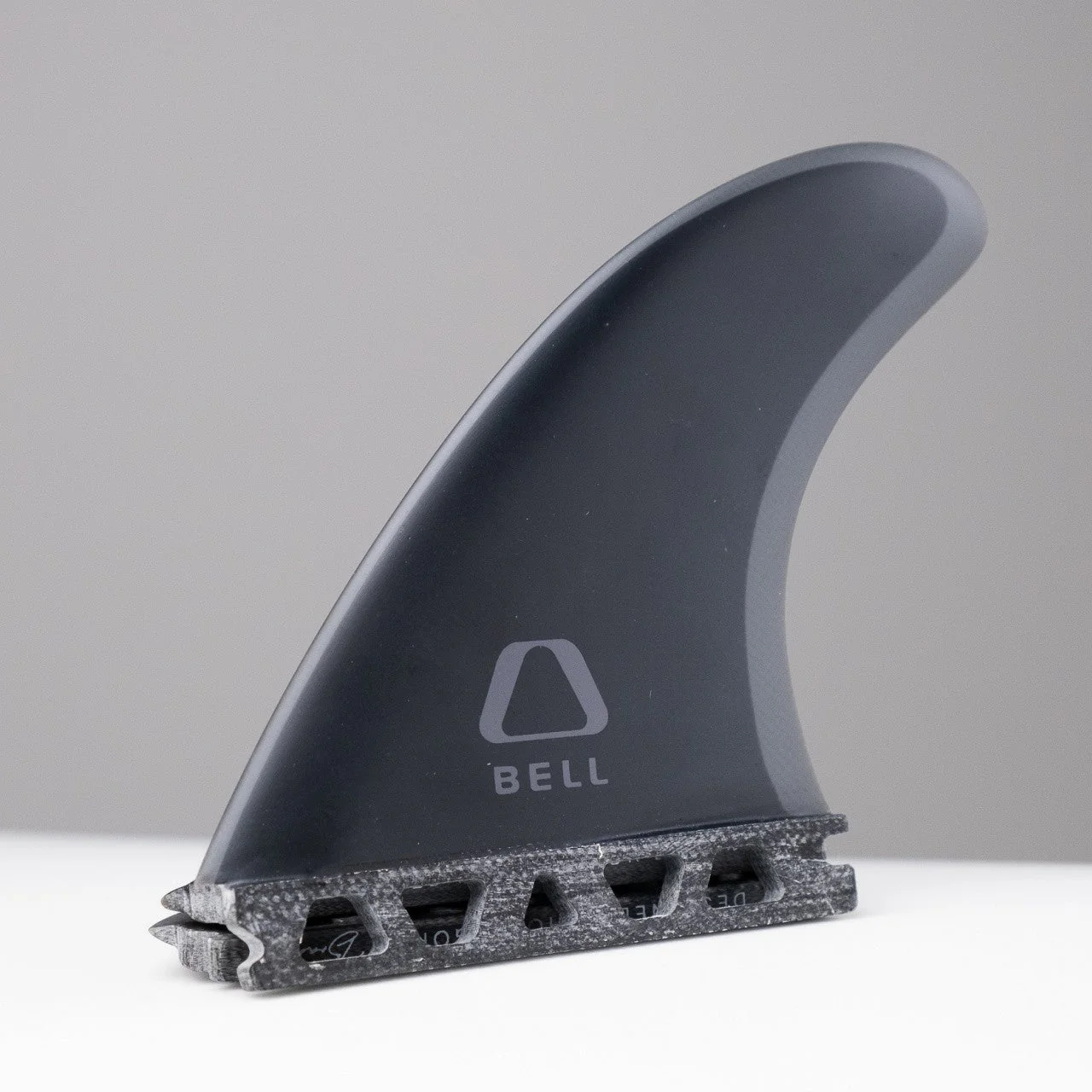 Bell Medium Thruster Surfboard Fins Full Fibreglass Black - Image 2