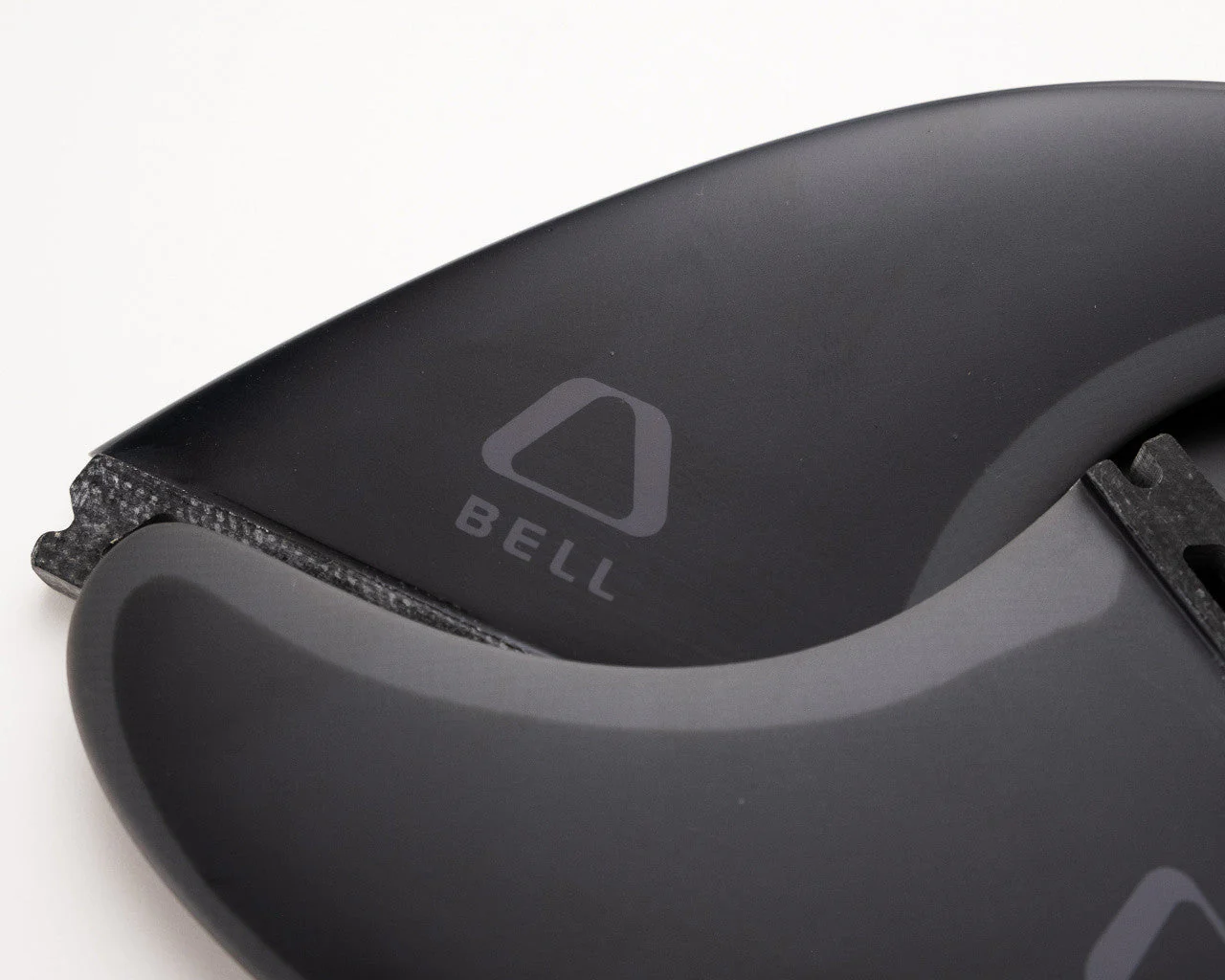 Bell Medium Thruster Surfboard Fins Full Fibreglass Black - Image 5