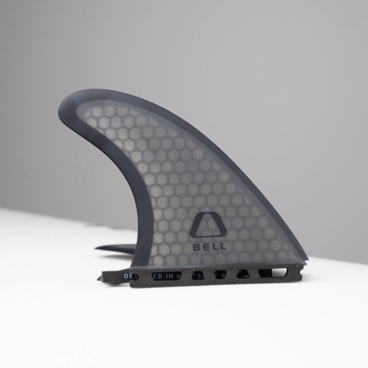 Bell Medium Thruster Surfboard Fins Honeycomb Black