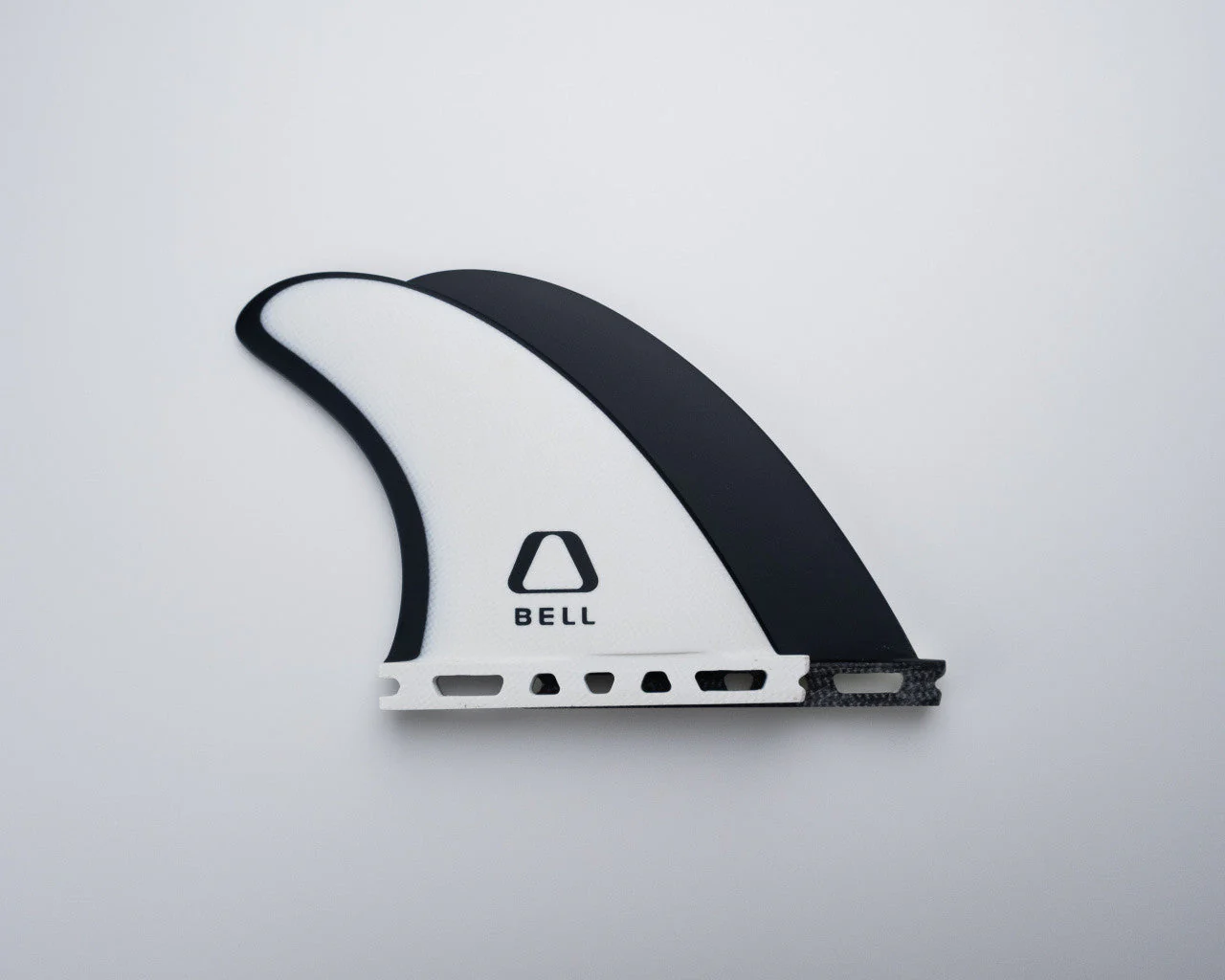 Bell Quad Rear Surfboard Fins Full Fibreglass Black White - Image 5