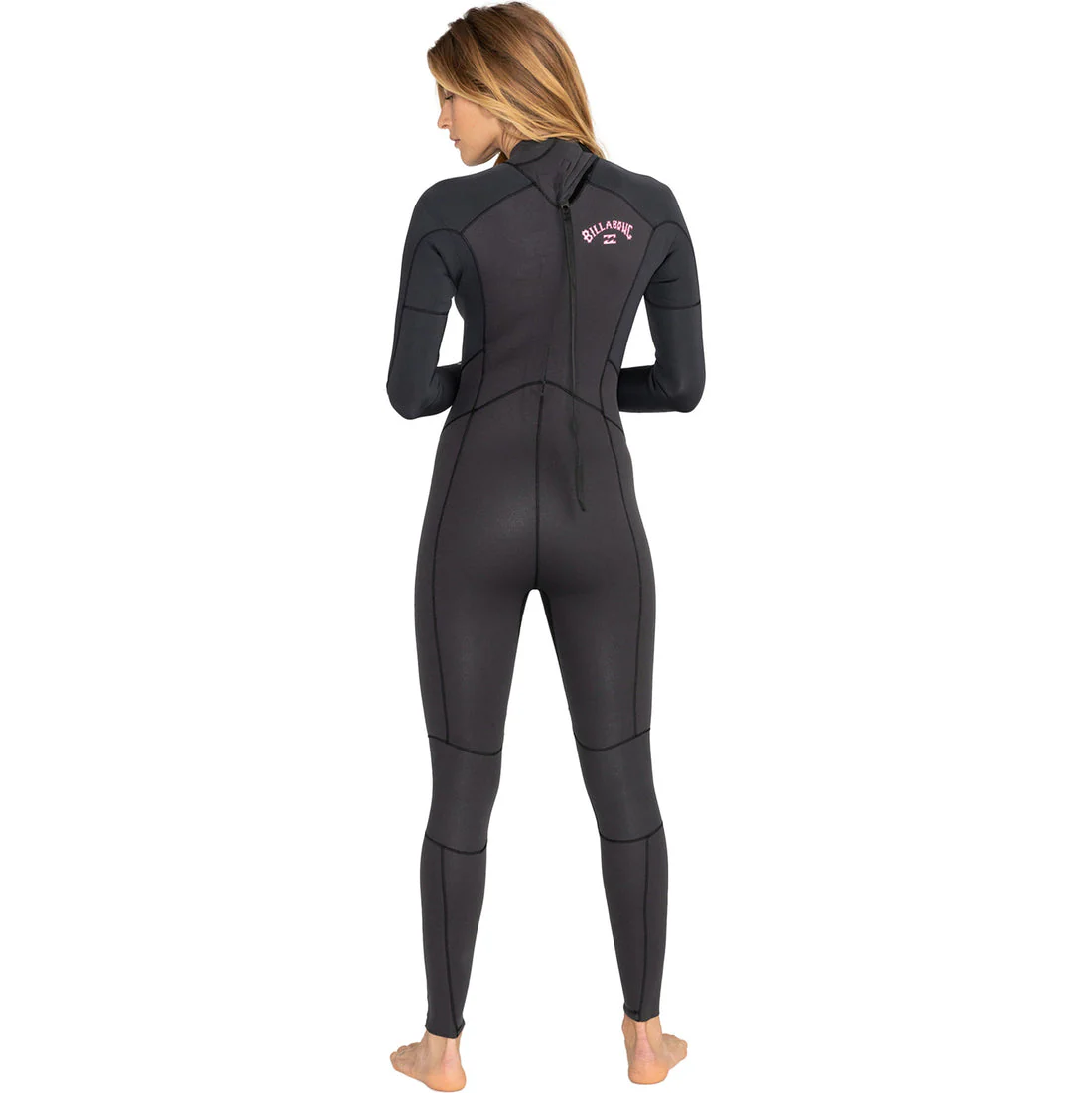 Billabong Launch 3:2mm GBS Wetsuit Women Steamer Pacific Blue / Antique Black - Image 6