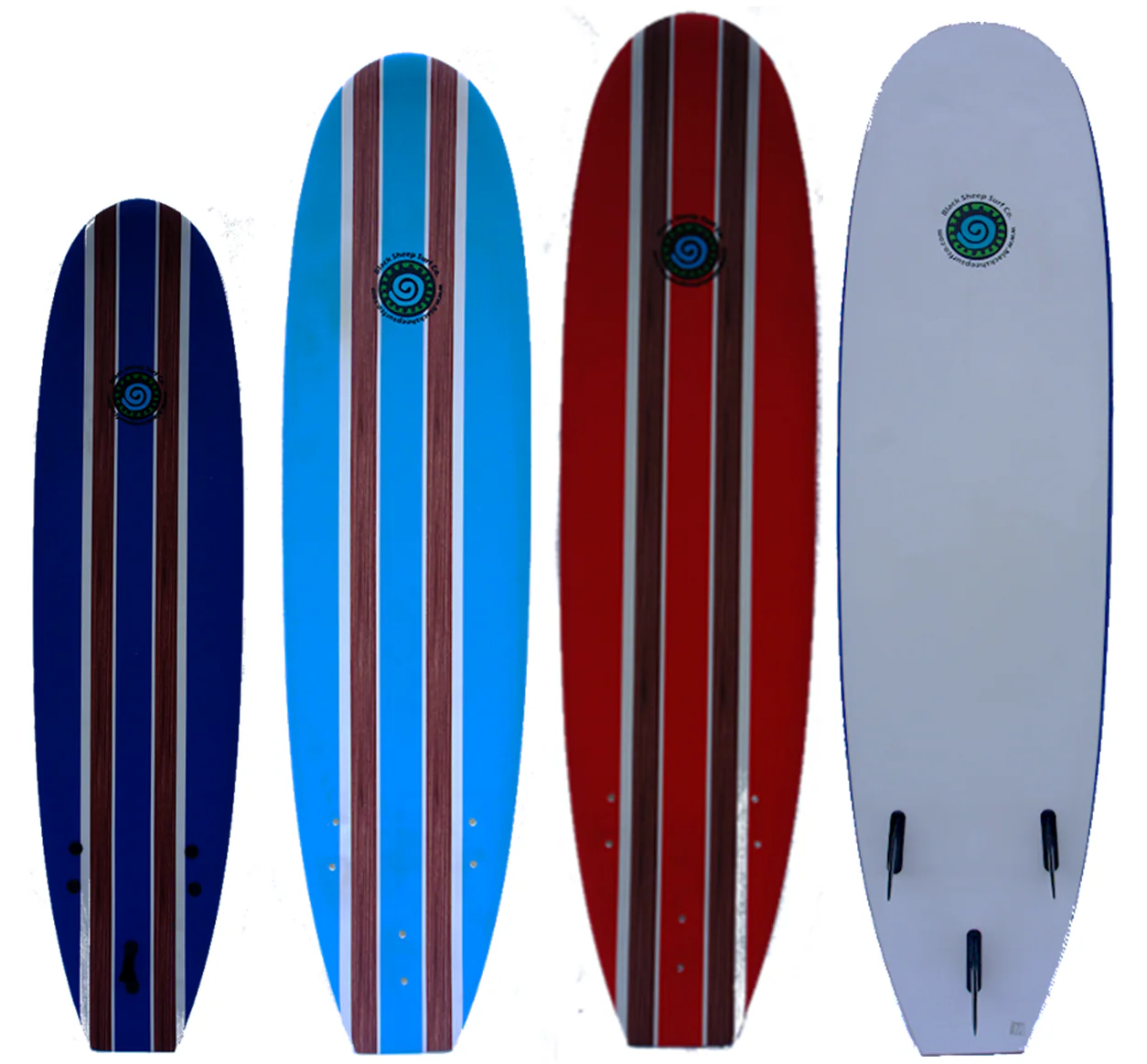 Black Sheep Surf Co 5'8 Red Softboard Fish Junior Surfboard - Image 5