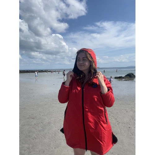 Black Sheep Surf Co Waterproof Changing Robe Adult Red-Black-Green-Blue-Grey - Image 11