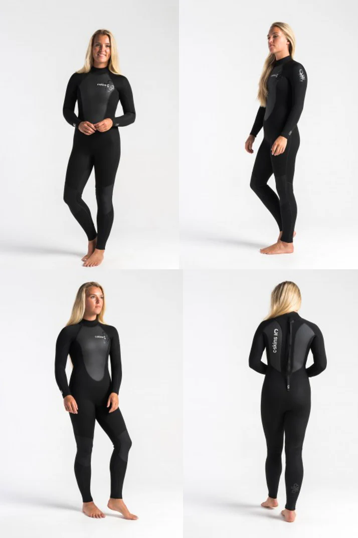 C-Skins Element 3:2 Ladies Women Wetsuit Back Zip - All Colours - Image 7
