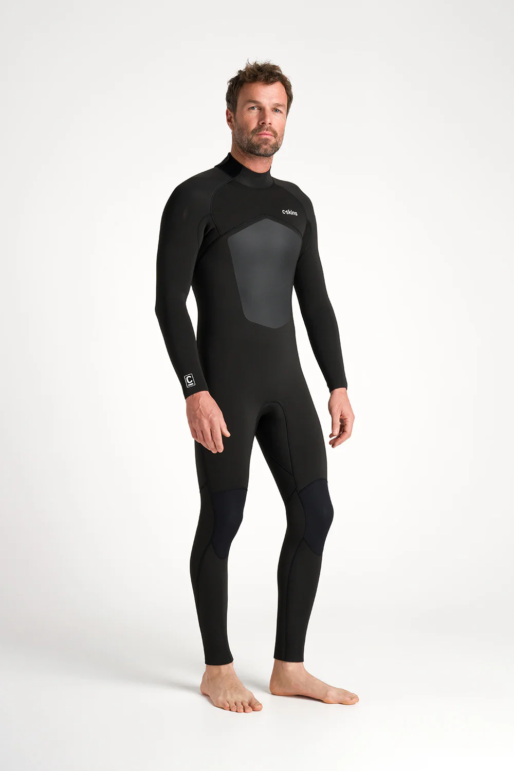 C-Skins Legend NuWave 5:4:3 Mens Winter Wetsuit Back Zip - Image 4