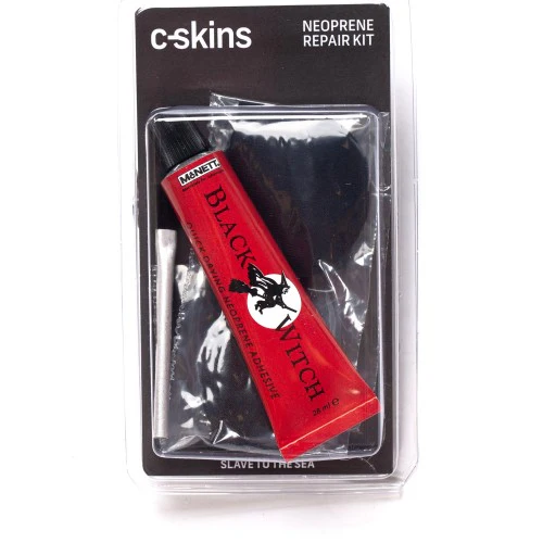 C-Skins Neoprene Wetsuit Repair Kit - Black Witch with Patches - Image 3