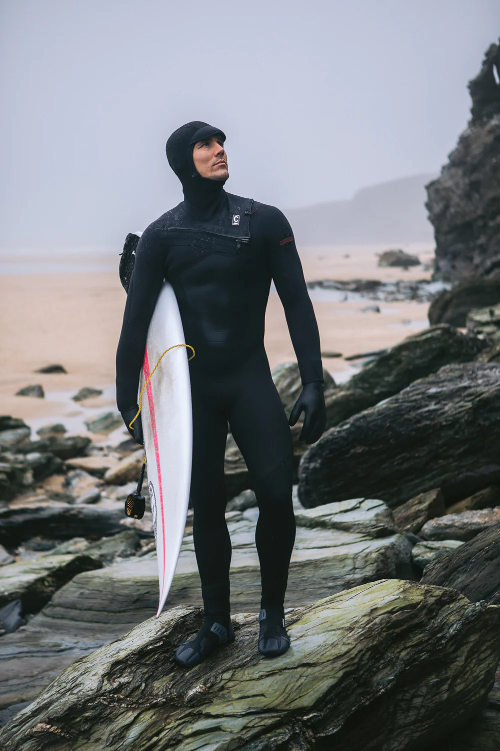 C-Skins NuWave ReWired 6:5:4 Mens Chest Zip Hooded Winter Wetsuit - Image 4