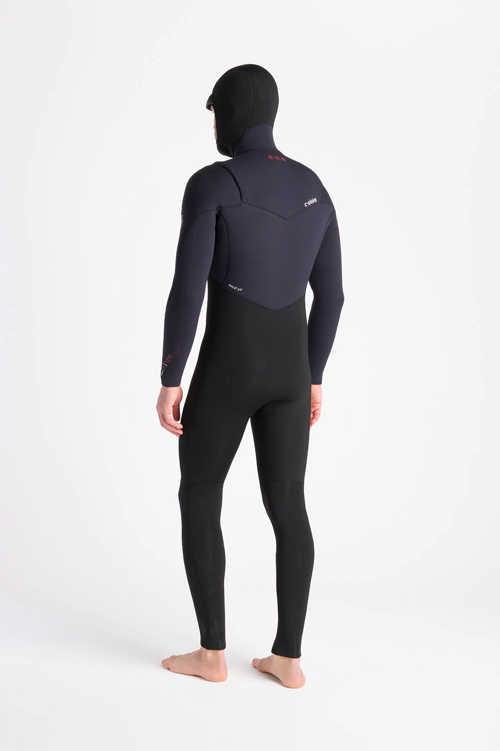 C-Skins NuWave ReWired 6:5:4 Mens Chest Zip Hooded Winter Wetsuit - Image 7