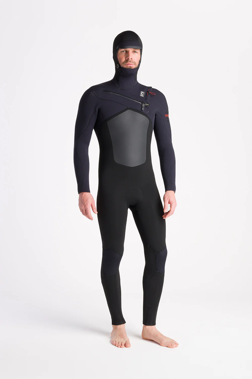 C-Skins NuWave ReWired 6:5:4 Mens Chest Zip Hooded Winter Wetsuit - Image 9