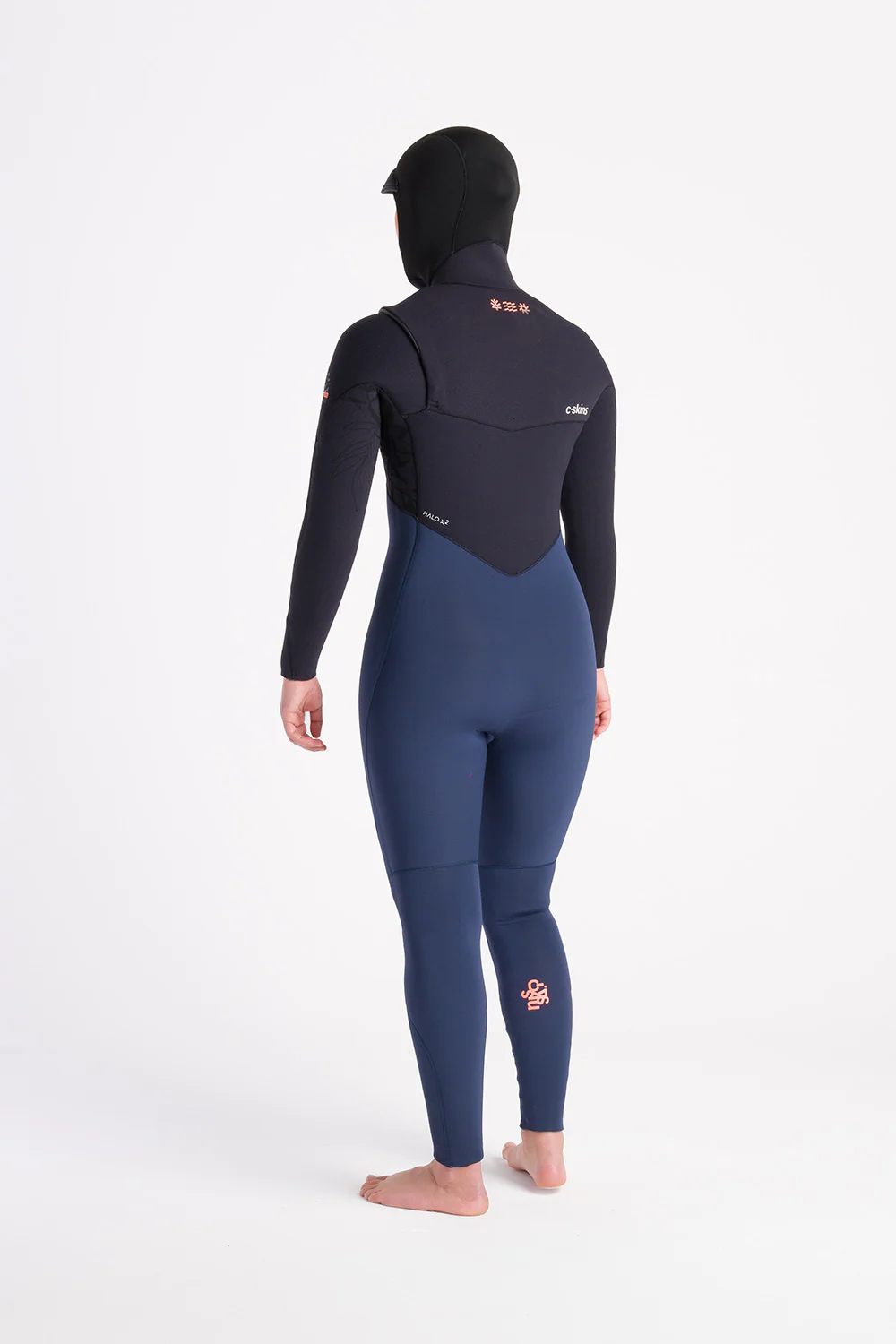 C-Skins NuWave Rewired Ladies 6:5 Hooded Winter Wetsuit - Image 11