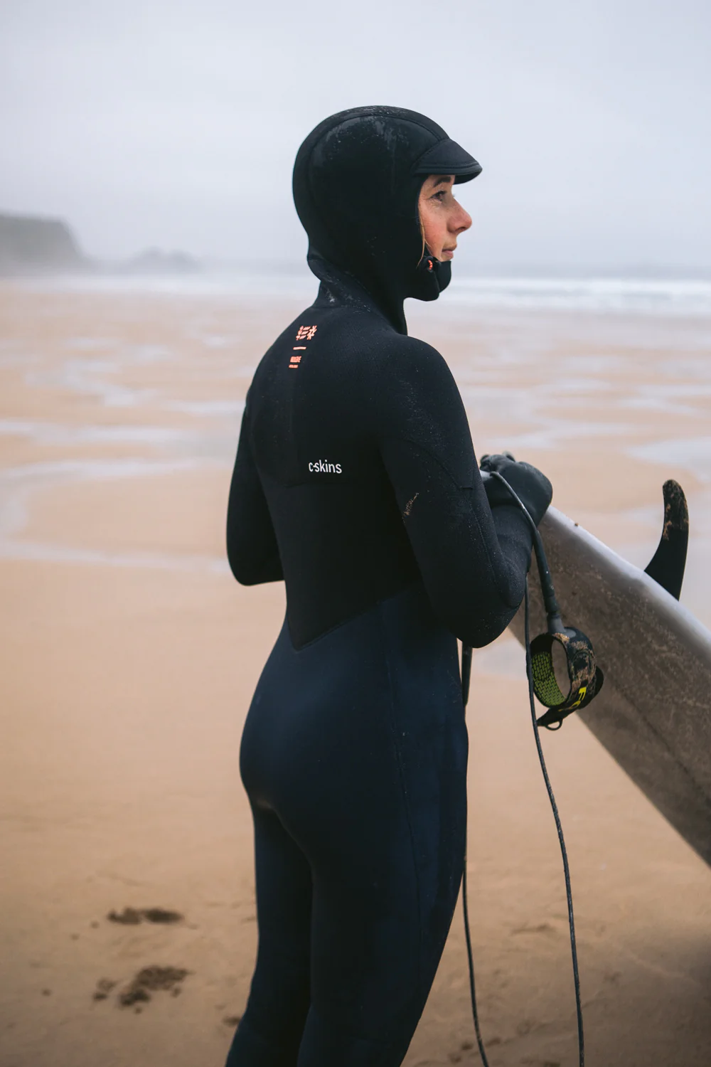 C-Skins NuWave Rewired Ladies 6:5 Hooded Winter Wetsuit - Image 6