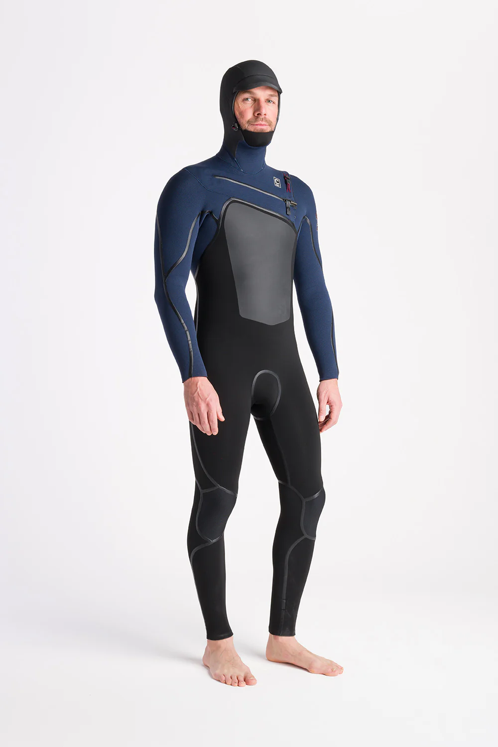 C-Skins NuWave Wired 5:4 Mens LQS Chest Zip Hooded Winter Wetsuit - Image 11