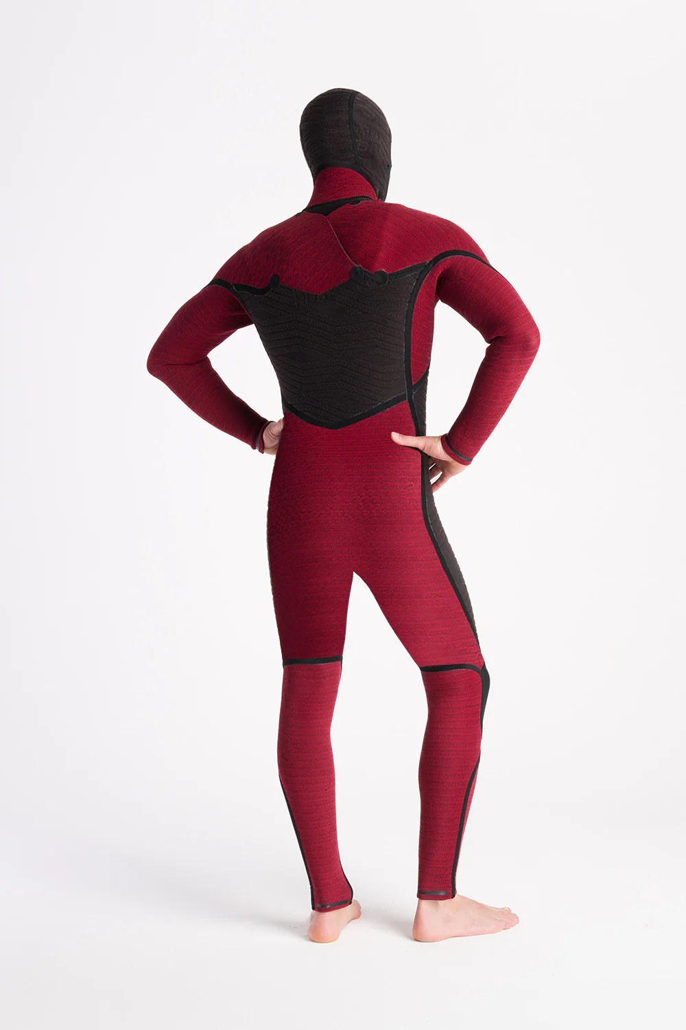 C-Skins NuWave Wired 5:4 Mens LQS Chest Zip Hooded Winter Wetsuit - Image 3
