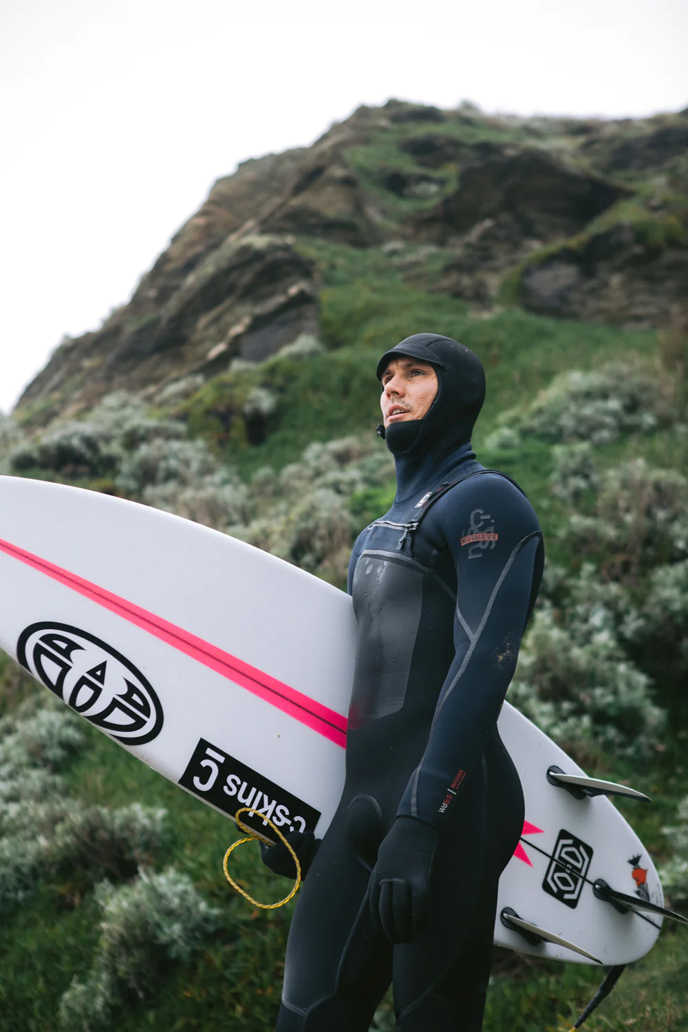 C-Skins NuWave Wired 5:4 Mens LQS Chest Zip Hooded Winter Wetsuit - Image 6