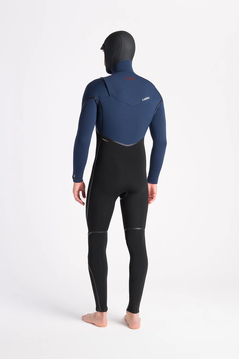 C-Skins NuWave Wired 5:4 Mens LQS Chest Zip Hooded Winter Wetsuit - Image 9