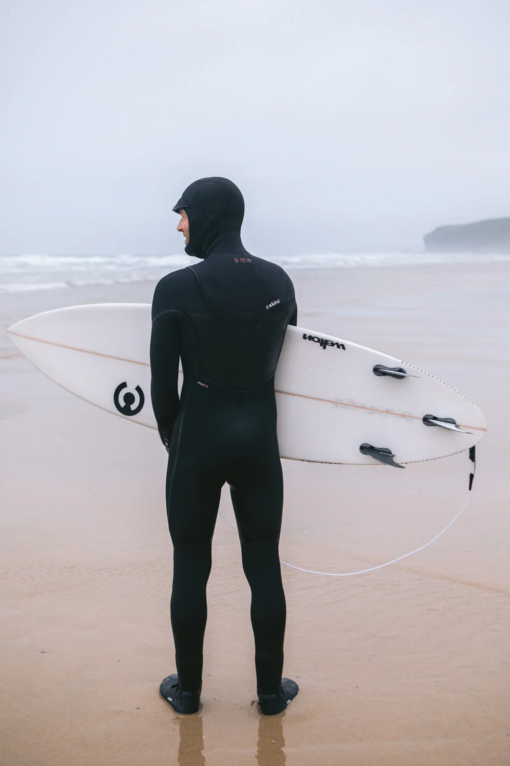C-Skins NuWave Wired+ 6:5 Mens LQS Hooded Winter Wetsuit Steamer - Image 5