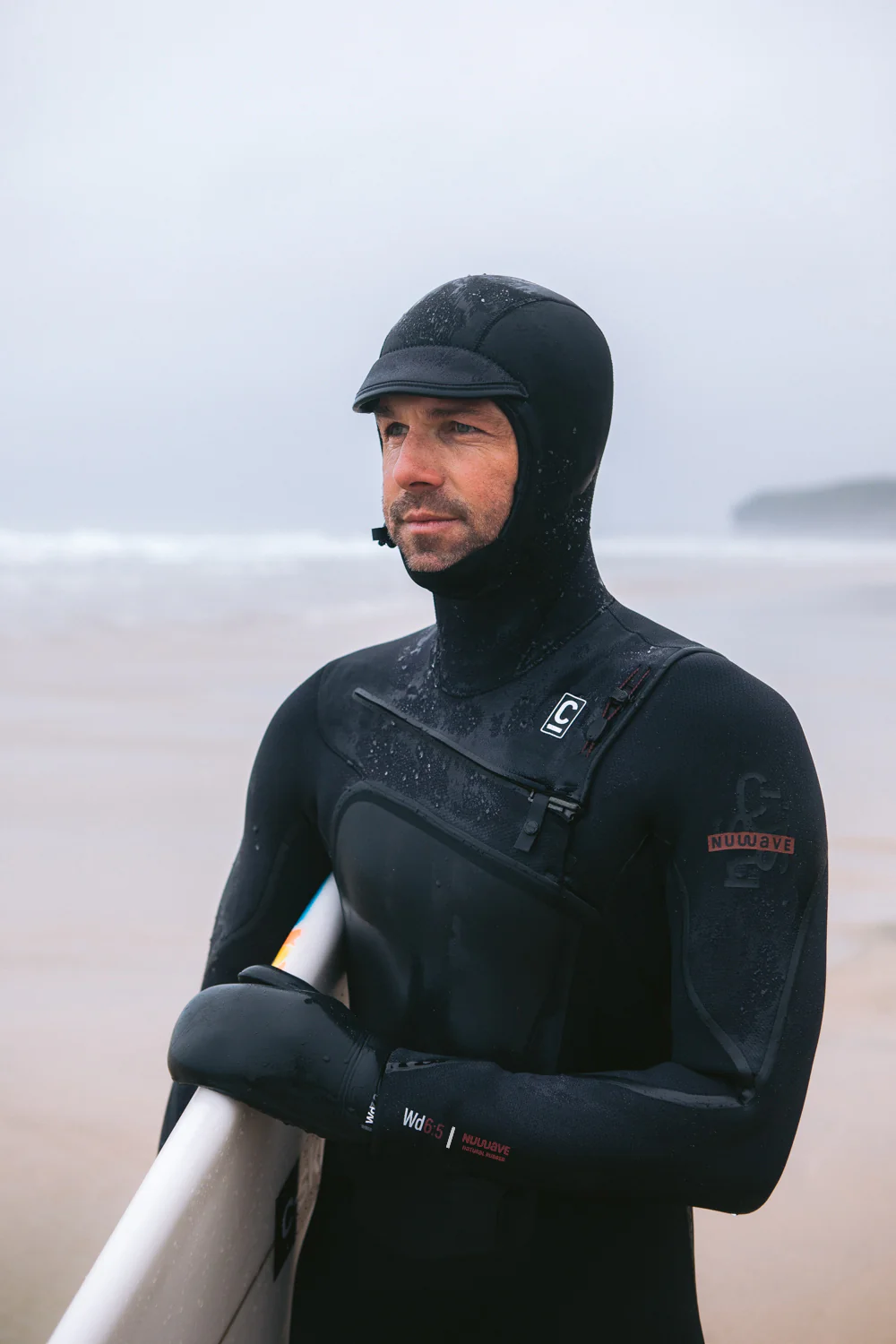 C-Skins NuWave Wired+ 6:5 Mens LQS Hooded Winter Wetsuit Steamer - Image 6