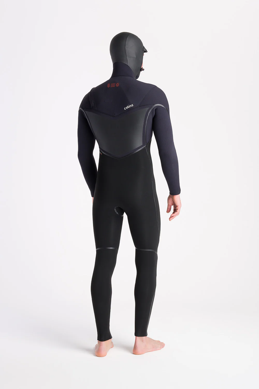 C-Skins NuWave Wired+ 6:5 Mens LQS Hooded Winter Wetsuit Steamer - Image 8