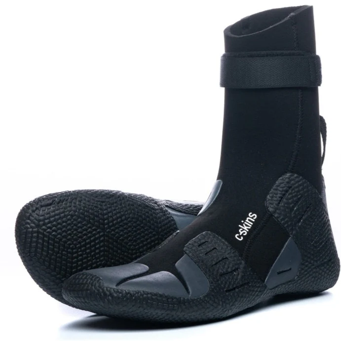 C-Skins Session Round Toe Wetsuit Boots 5mm Adult hi - Image 3