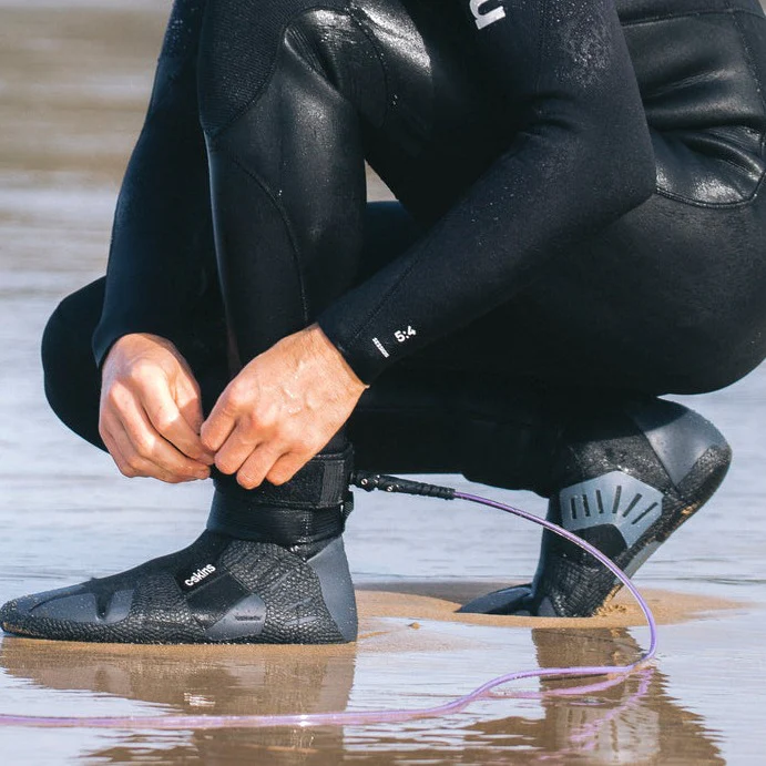 C-Skins Session Round Toe Wetsuit Boots 5mm Adult hi - Image 4