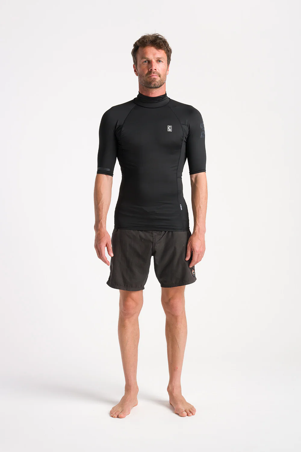 C-Skins Thermal Skins Mens Short Sleeve Rash Vest - Image 2