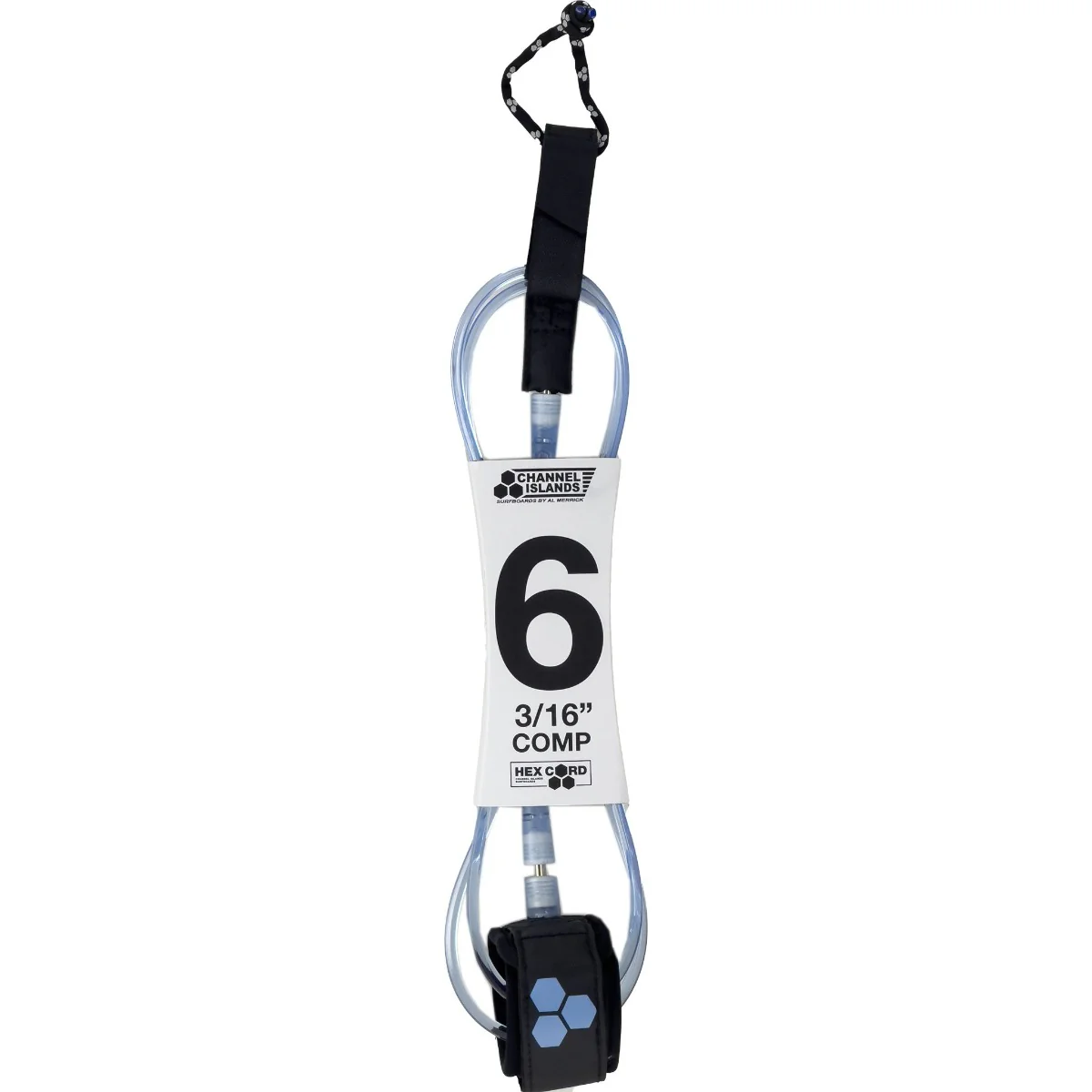 Channel Islands 6ft Comp Leash- Pink/ Black/ Blue / Green - Image 4