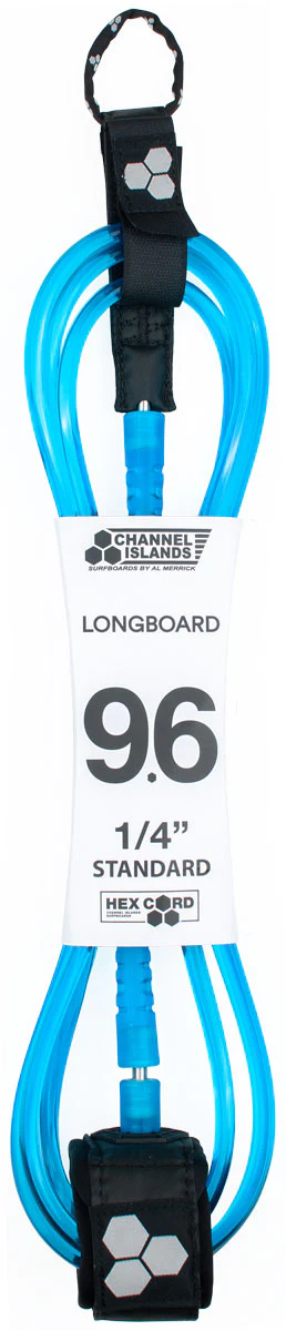 Channel Islands 9.6ft CI Standard Leash- Blue / Black / Pink / Green - Image 3