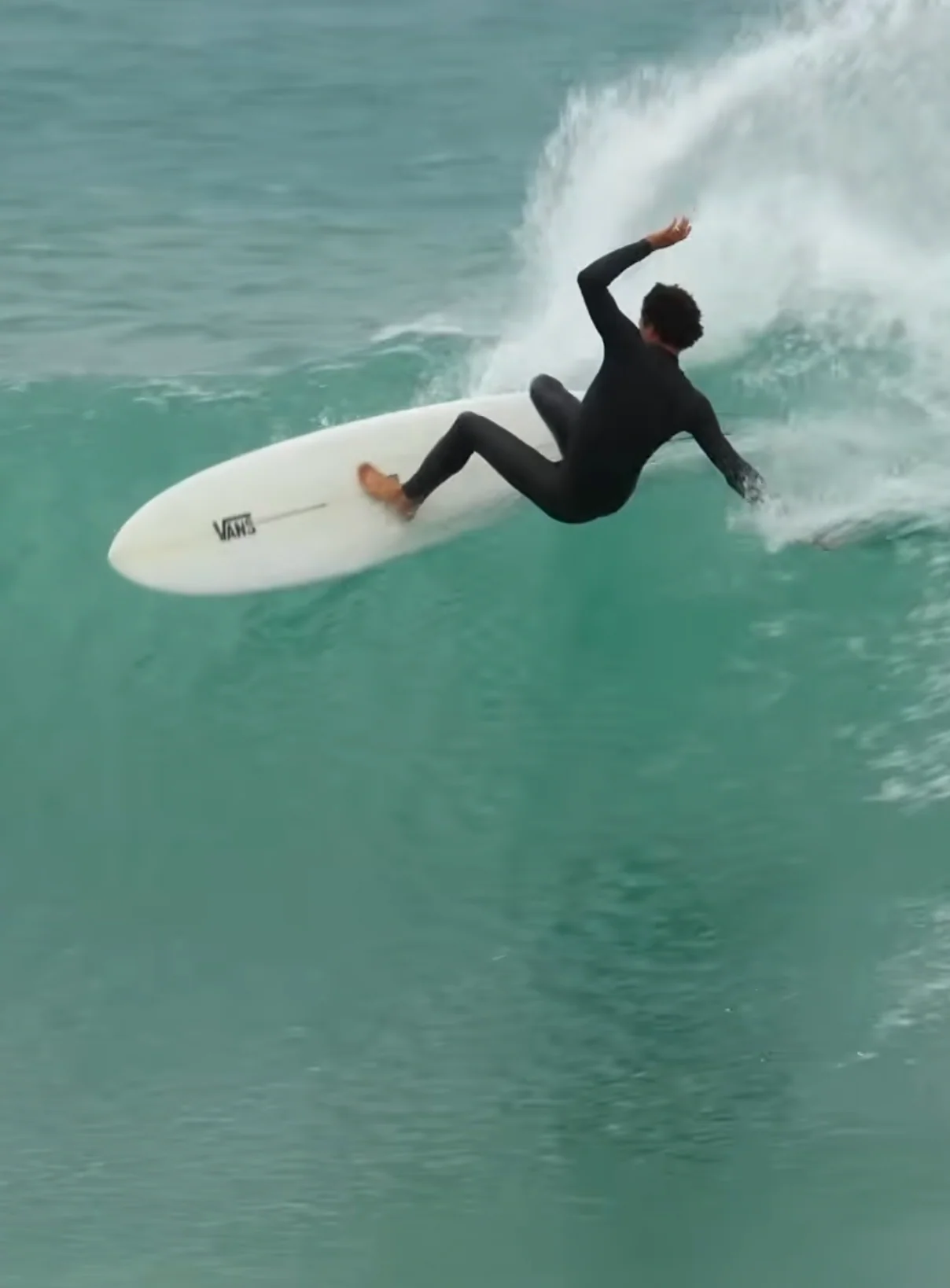 Channel Islands Surfboards CI Mid 6'6 Clear Midlength 2 Plus 1 Futures - Image 3