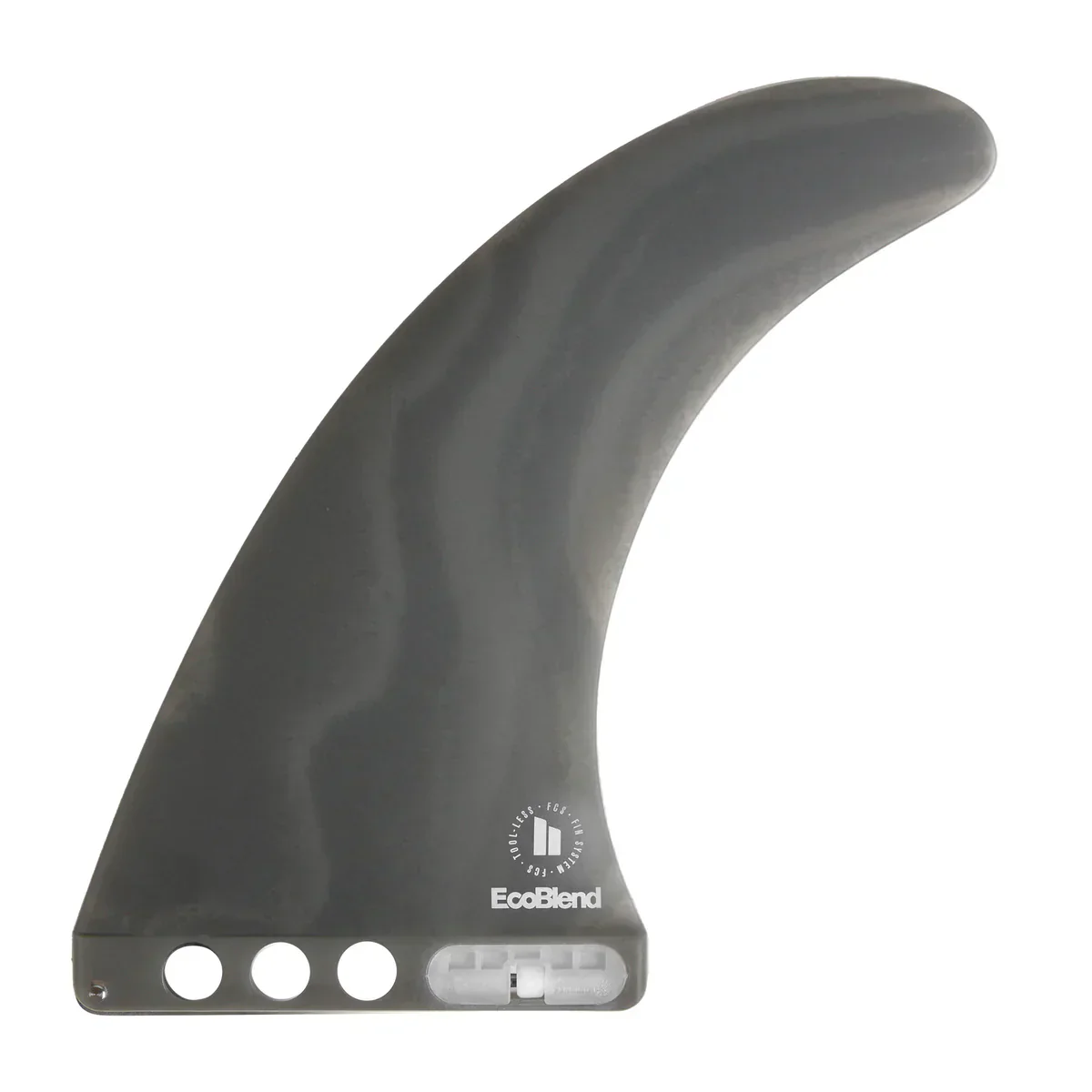 FCS II 9 Inch Connect Neo Glass Eco Longboard Fin Smoke