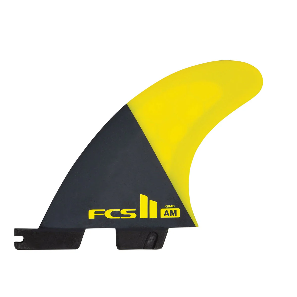 FCS II AM PC Large Yellow Quad Rear Retail Fins