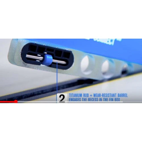 FCS II Flow Performance Glass 10.5 Inch Longboard Fin - Image 4