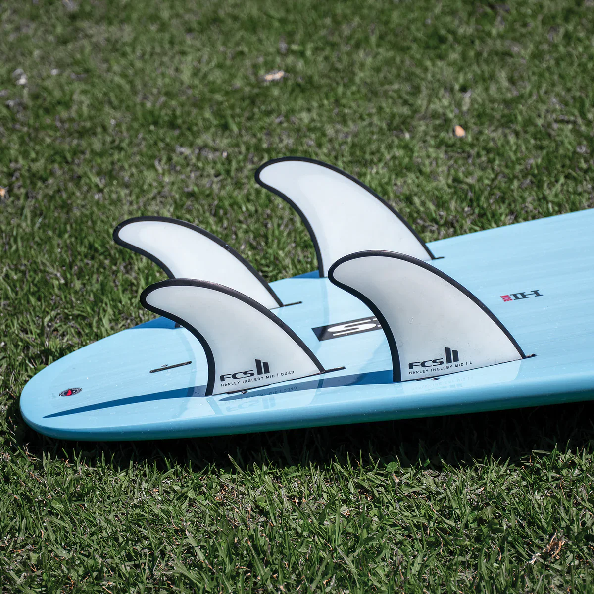 FCS II Large Harley Mid PC+Aircore Tri-Quad Fin Set - Image 3