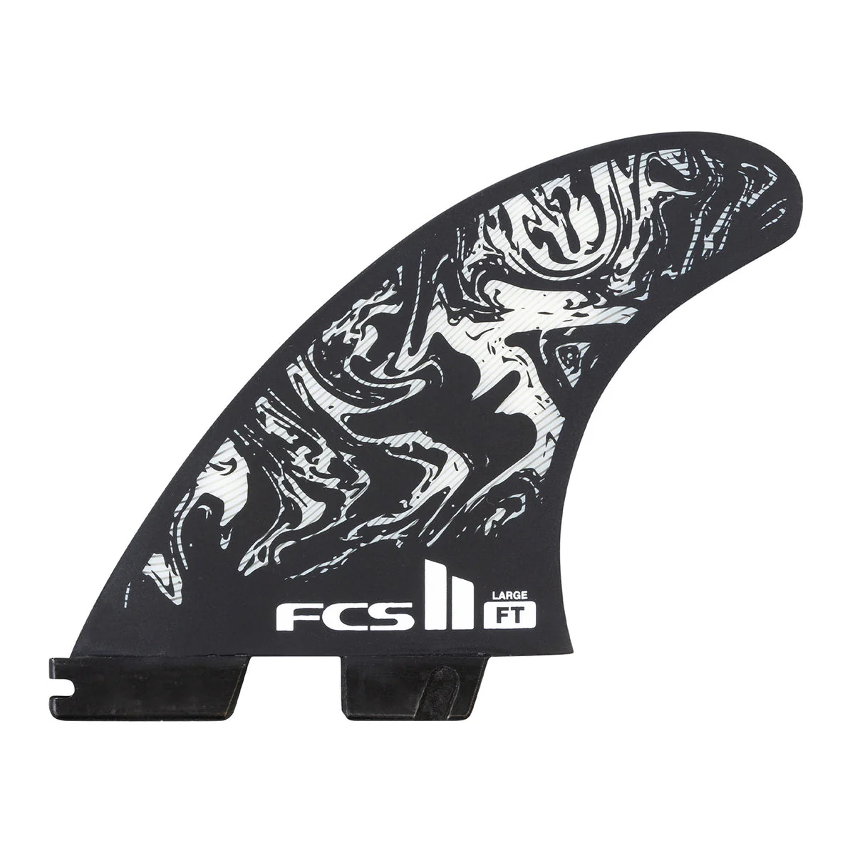 FCS II Medium FT Felipe Toledo PC Performance Core+ Aircore Thruster Surfboard Fins - Red Black White - Image 4