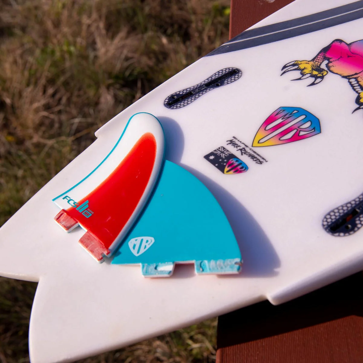 FCS II Mark Richards Freeride Twin PG Surfboard Fins - Image 3