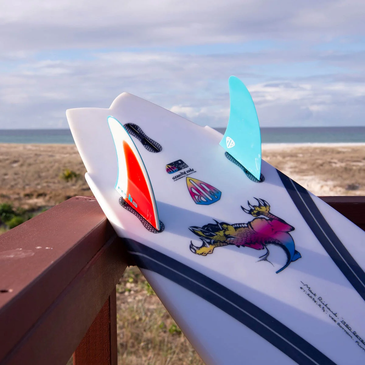 FCS II Mark Richards Freeride Twin PG Surfboard Fins - Image 4