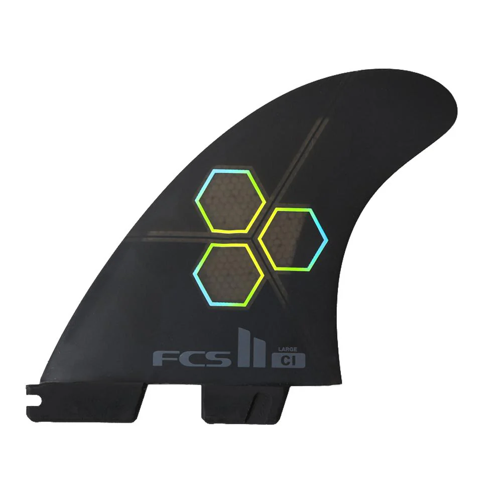 FCS II Medium CI Channel Islands Upright Thruster Surfboard Fins - Image 2