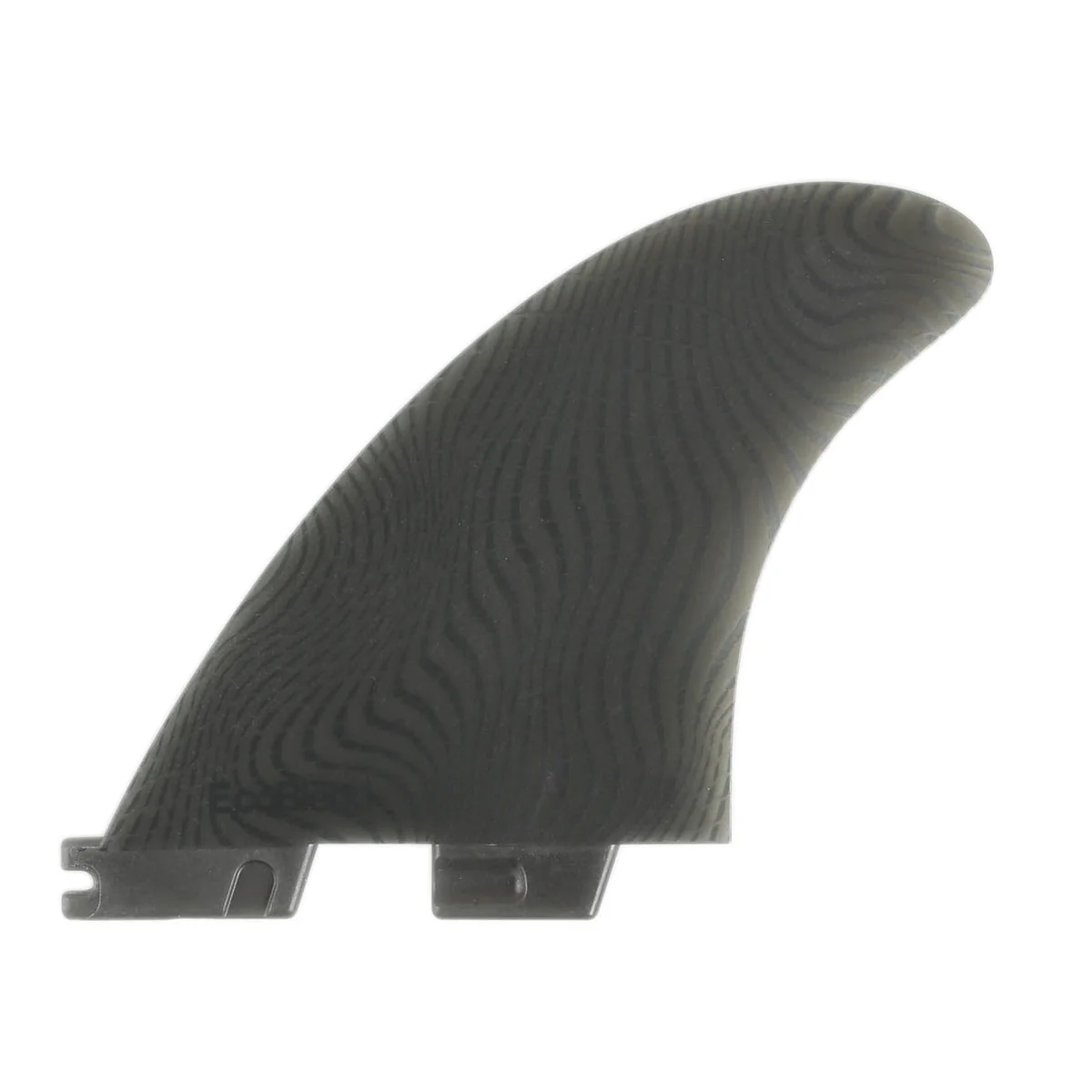 FCS II Medium Reactor Neo Glass Eco Blend Thruster Surfboard Fins - Black