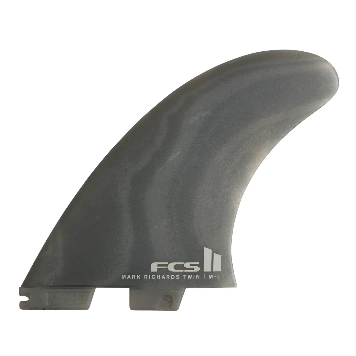 FCS II Mark Richards Twin Plus Trailer Neo Glass Eco Surfboard Fin - Image 3