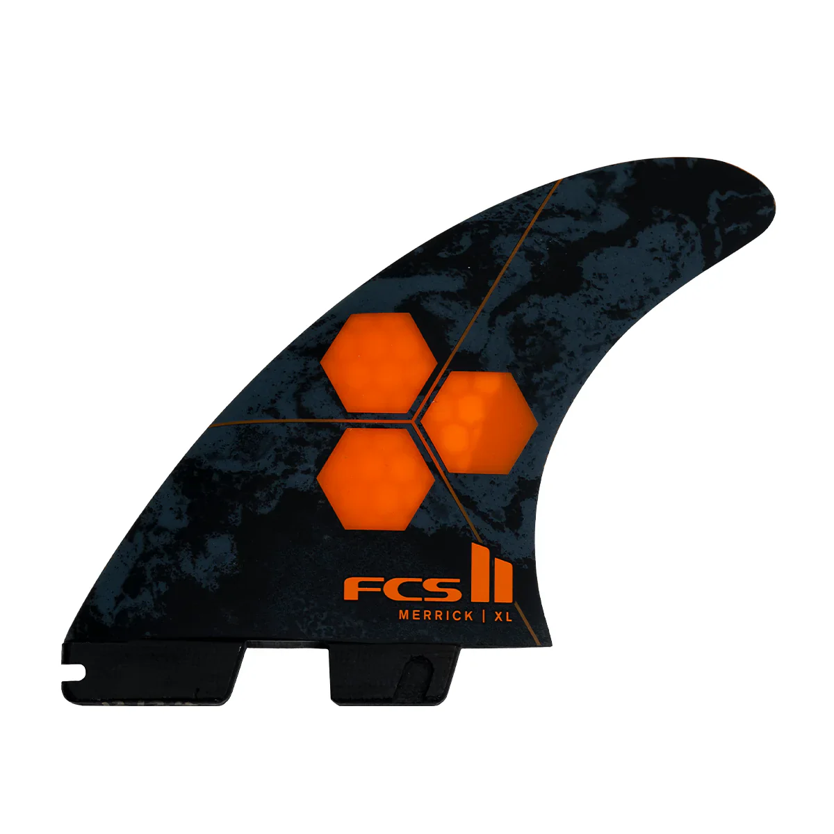 FCS II X-Large AM Al Merrick Thruster PC Surfboard Fins Red