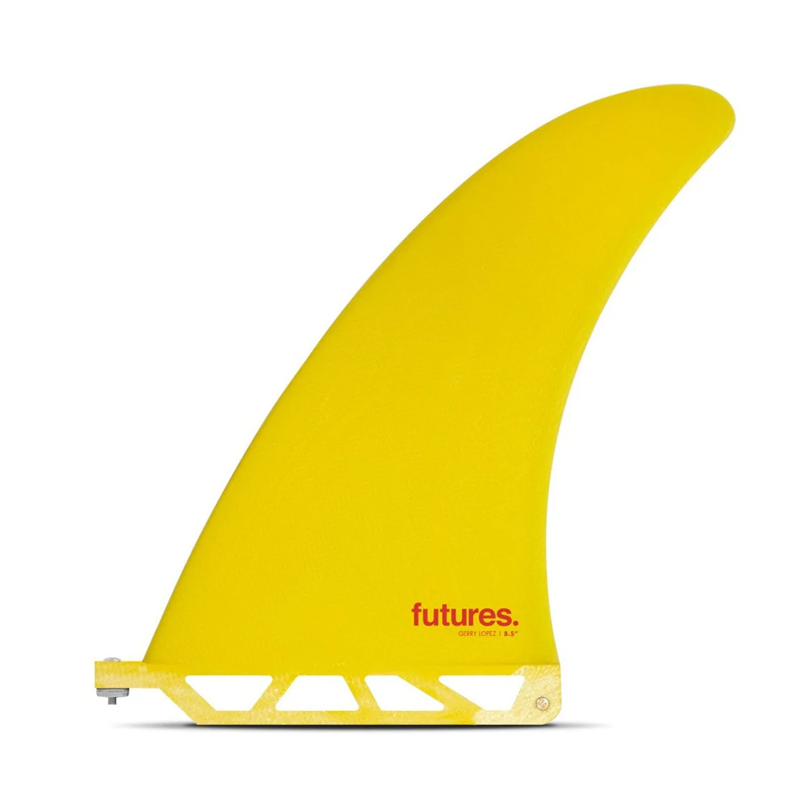 Futures 8.5" Gerry Lopez Longboard Surfboard Fin Yellow