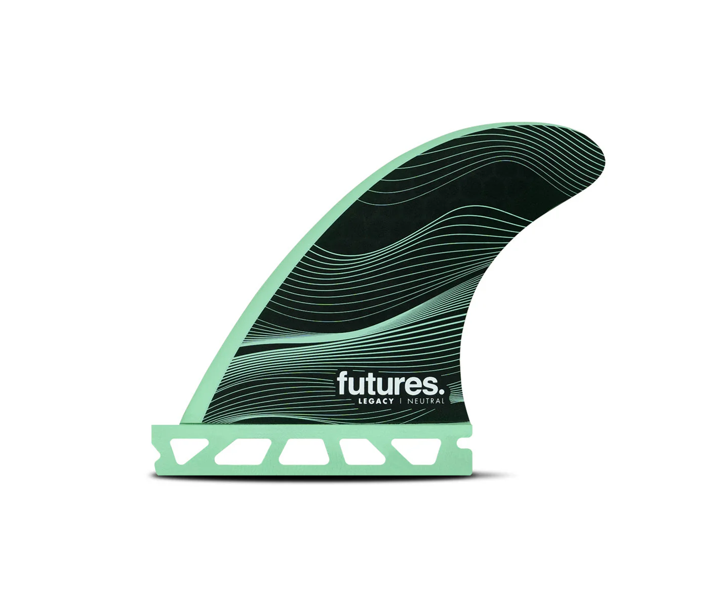 Futures Extra Small F3 Grom Legacy Series Thruster Fin Set - Green