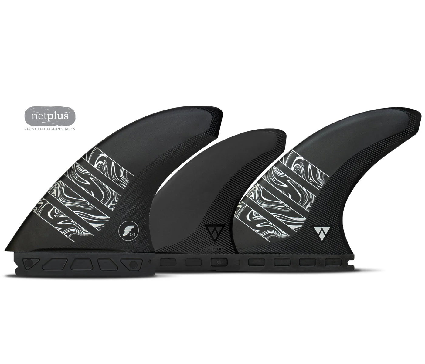 Futures Large Alpha Vector 3/2 Carbon Thruster Surfboard Fin - Carbon Grey