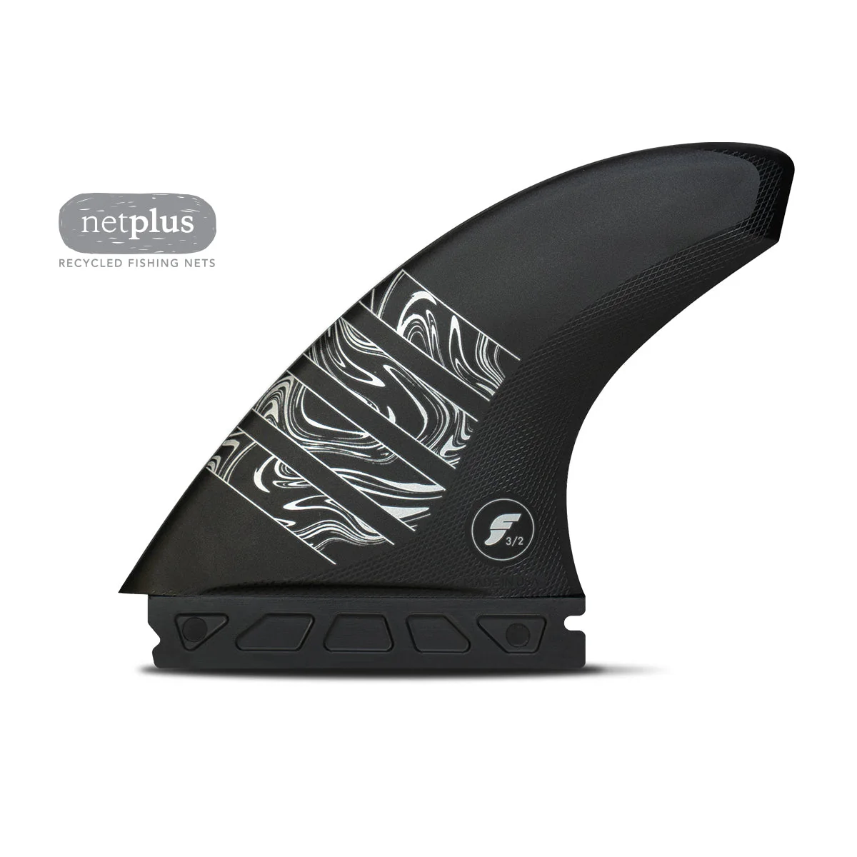 Futures Large Alpha Vector 3/2 Carbon Thruster Surfboard Fin - Carbon Grey - Image 4