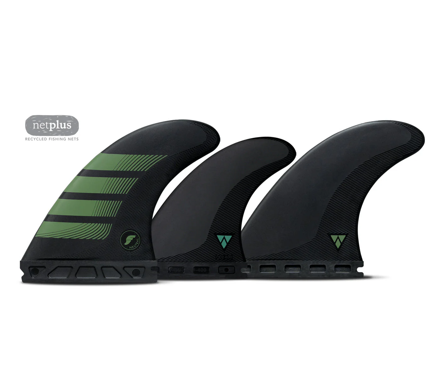 Futures Large F8 Alpha Carbon Five Surfboard Fin - Black Olive