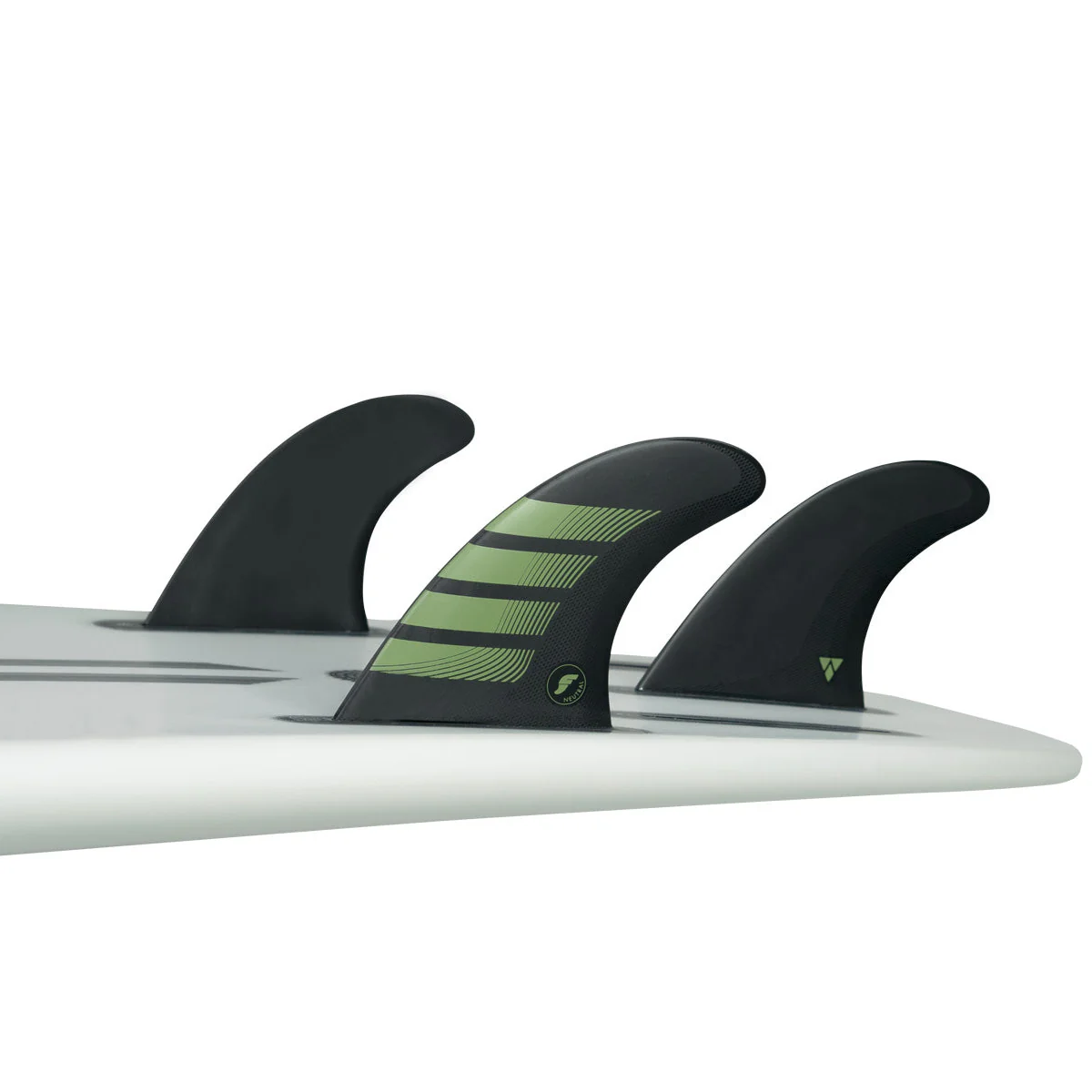 Futures Large F8 Alpha Carbon Five Surfboard Fin - Black Olive - Image 3