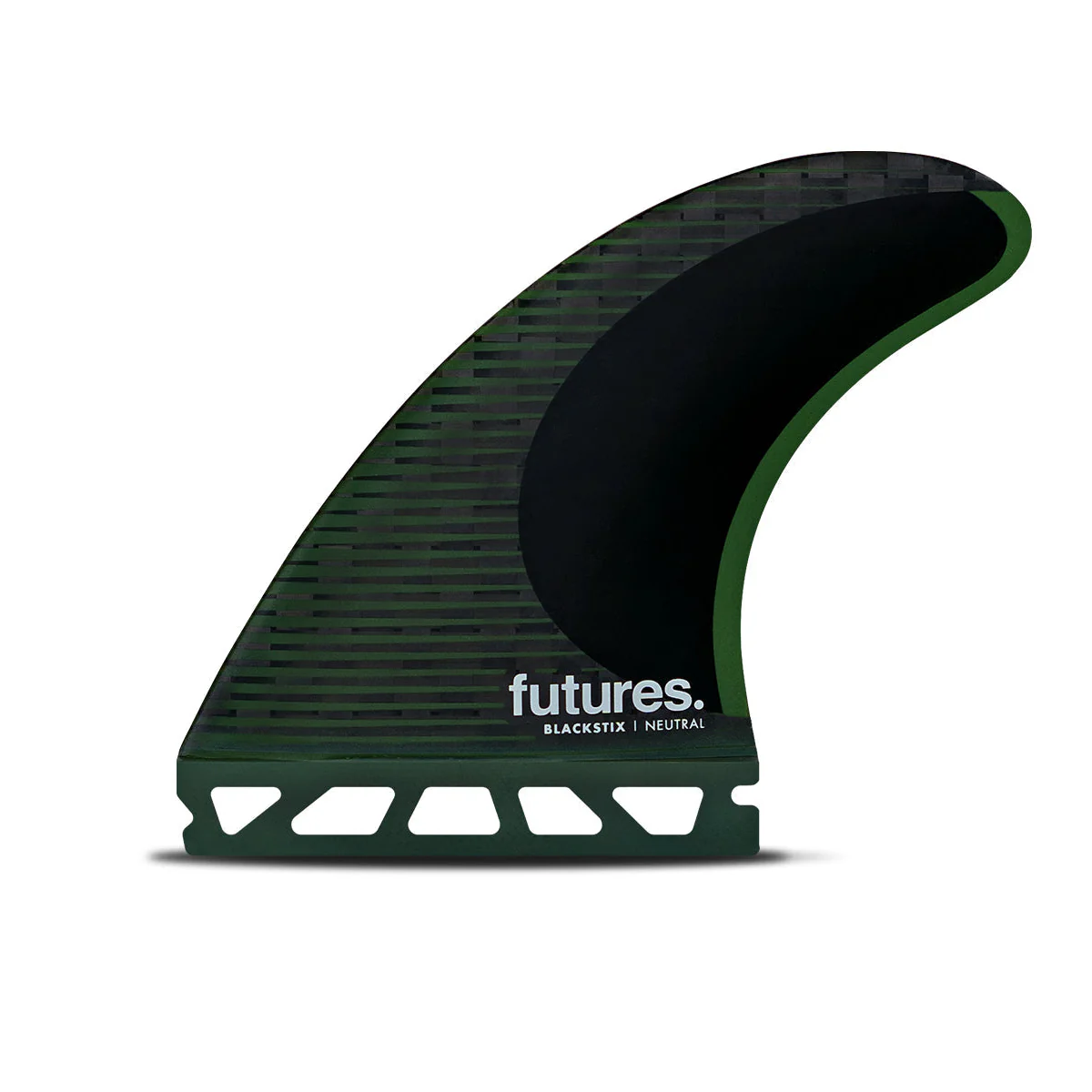 Futures Large F8 Blackstix Green Surfboard Fin