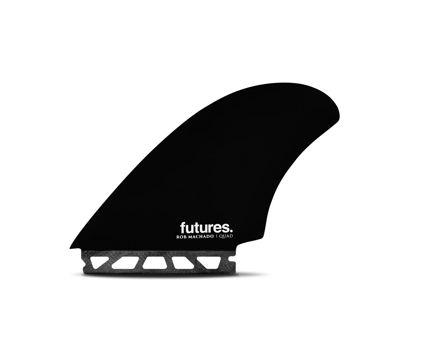 Futures Machado Quad Honeycomb Quad Surfboard Fins Black Swirl - Image 2