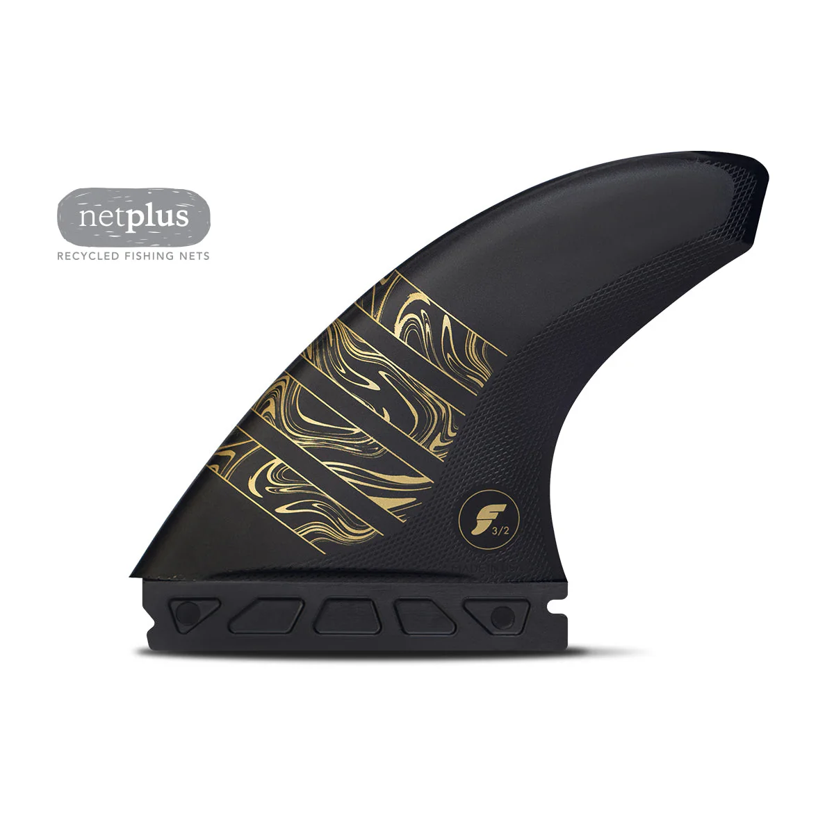 Futures Medium Alpha Vector 3/2 Carbon Surfboard Five Fin - Carbon Black - Image 4