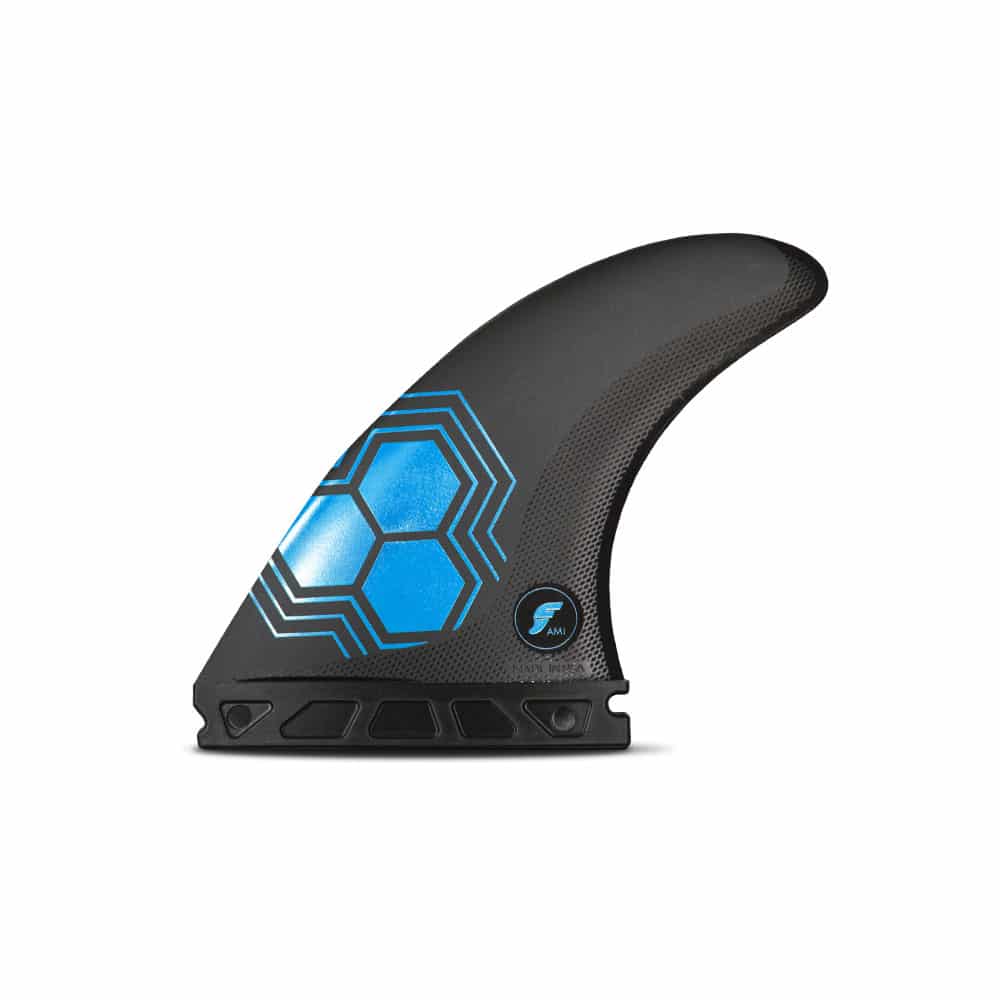 Futures Medium AM1 Alpha Carbon Thruster Surfboard Fin - Black Blue