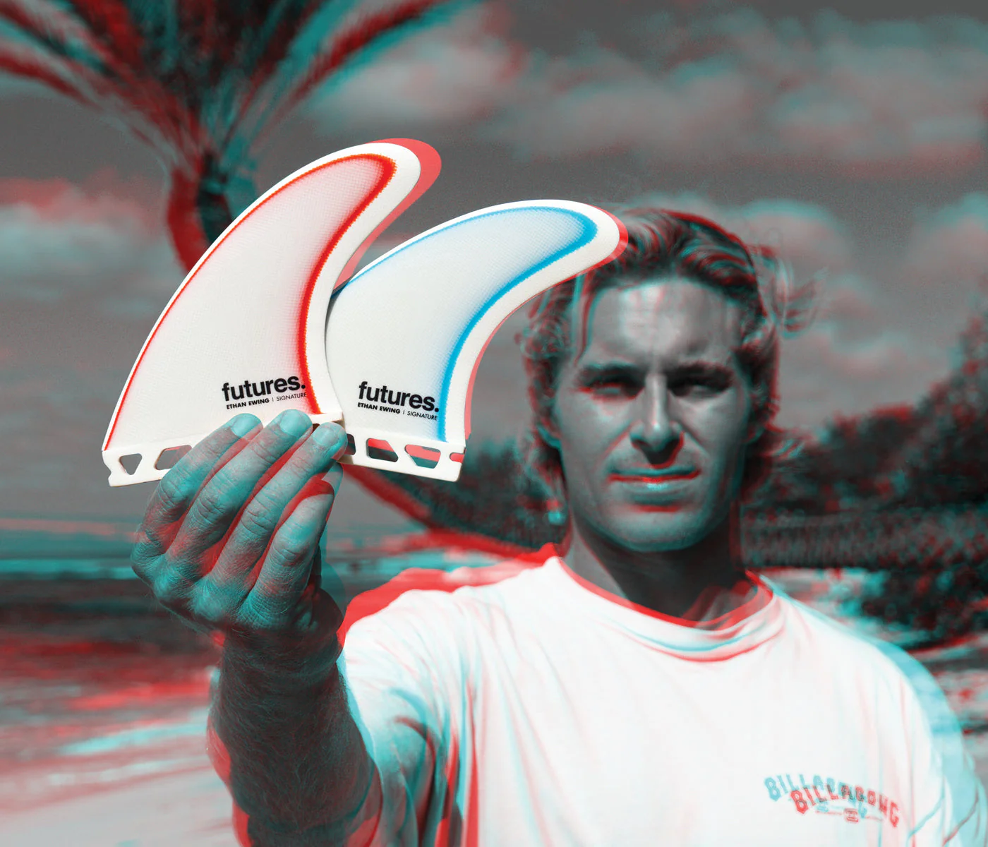 Futures Medium Ethan Ewing Thruster Fin Set - Image 3